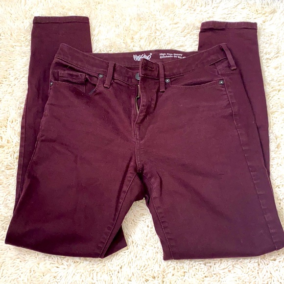 Mossimo Supply Co. Denim - Mossimo Maroon Jeans